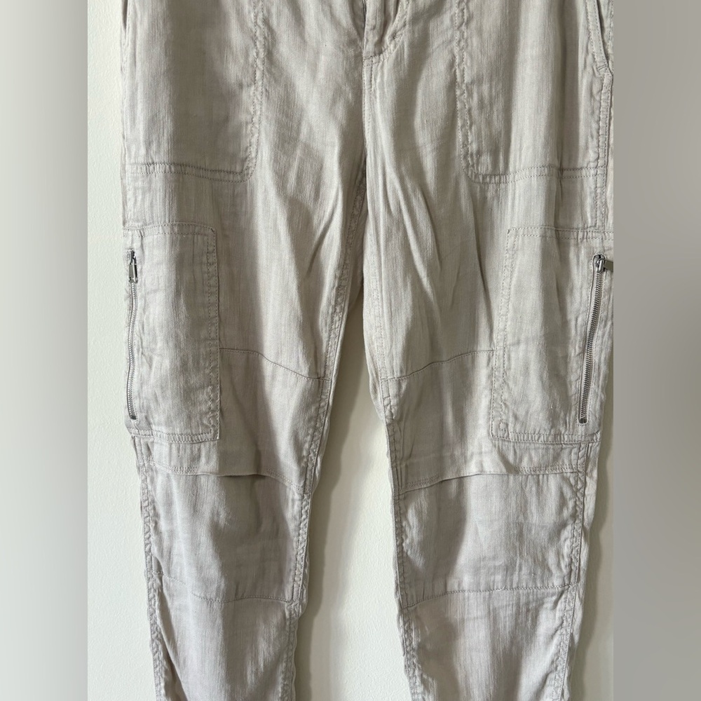 Vince Linen Cargo Pant - Picture 7 of 9